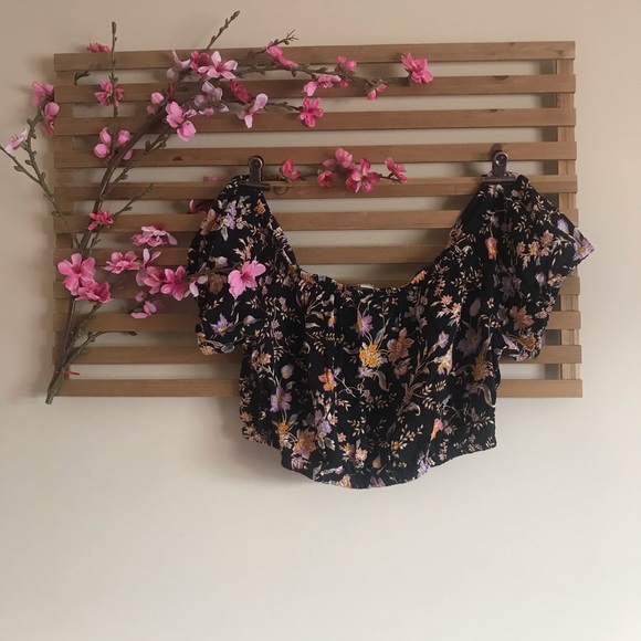 Floral crop top - Picture 1 of 1